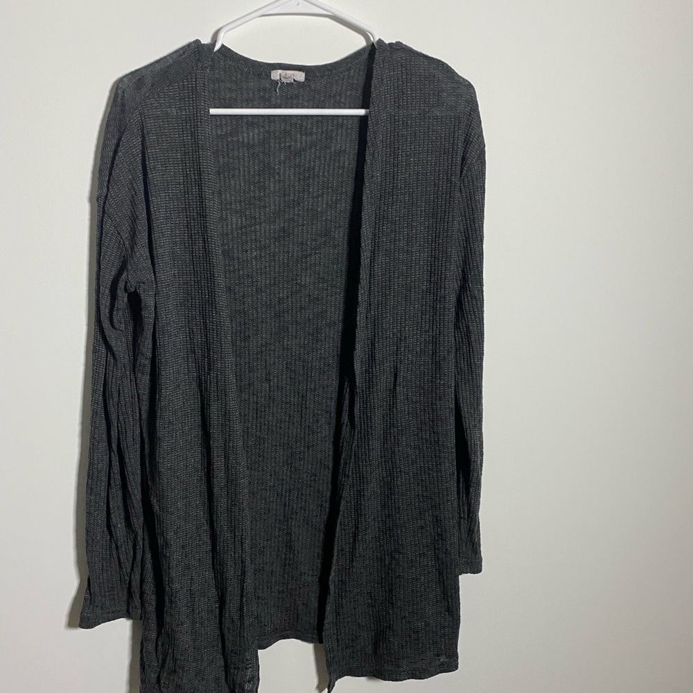Ardene Gray Open-Front Cardigan Sweater
